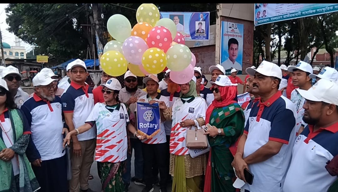 মানবসেবার প্রত্যয়ে রোটারি ক্লাব অব রংপুরের নতুন কর্মবর্ষের যাত্রা